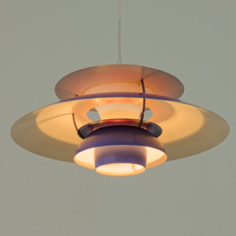 25463 Vintage PH 5 blue lamp by Poul Henningsen for Louis Poulsen-04 25463 Vintage PH 5 blue lamp by Poul Henningsen for Louis Poulsen-04