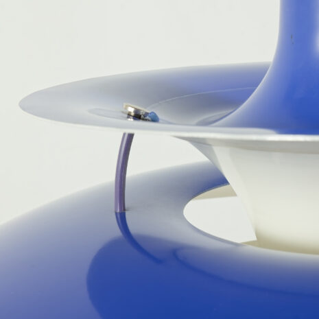 25463 Vintage PH 5 blue lamp by Poul Henningsen for Louis Poulsen-06 25463 Vintage PH 5 blue lamp by Poul Henningsen for Louis Poulsen-06