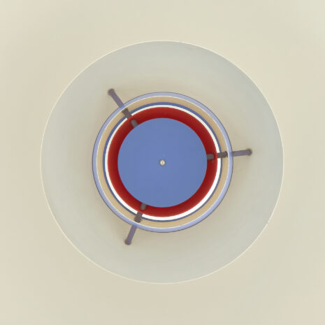 25463 Vintage PH 5 blue lamp by Poul Henningsen for Louis Poulsen-07 25463 Vintage PH 5 blue lamp by Poul Henningsen for Louis Poulsen-07