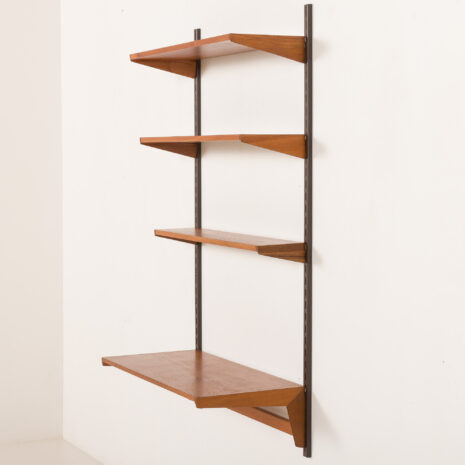 25464 Kai Kristiansen minimalist shelving unit with a desk, FM Mobler, 1960s-10 25464 Kai Kristiansen minimalist shelving unit with a desk, FM Mobler, 1960s-10