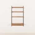 25464 Kai Kristiansen minimalist shelving unit with a desk, FM Mobler, 1960s-4