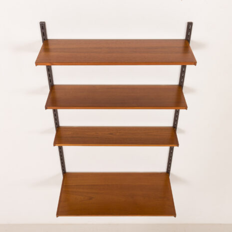25464 Kai Kristiansen minimalist shelving unit with a desk, FM Mobler, 1960s-5 25464 Kai Kristiansen minimalist shelving unit with a desk, FM Mobler, 1960s-5