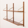 25469 Mid century teak shleves on hemp rails-6