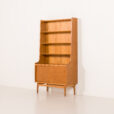 25476 Johannes Sorth oak bookcase for Nexo, Bornholm, Denmark 1960s-3