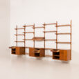 25497 Poul Cadovius extra large teak wall unit for Cado, 1960s-5