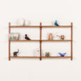 25500 Scadninavian shelving unit, set of 6 teak shleves, Denmark, 1970s -1