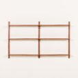 25500 Scadninavian shelving unit, set of 6 teak shleves, Denmark, 1970s -4