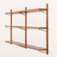 25500 Scadninavian shelving unit, set of 6 teak shleves, Denmark, 1970s -6