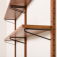 25500 Scadninavian shelving unit, set of 6 teak shleves, Denmark, 1970s -7