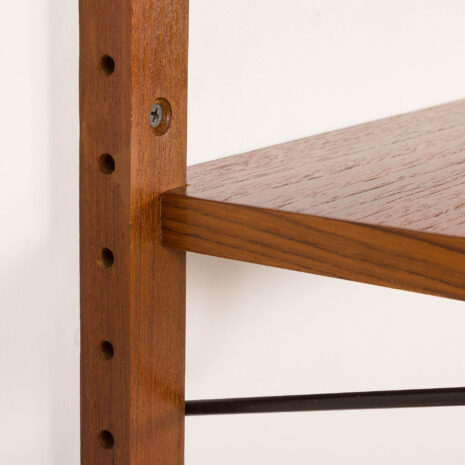 25500 Scadninavian shelving unit, set of 6 teak shleves, Denmark, 1970s -9 25500 Scadninavian shelving unit, set of 6 teak shleves, Denmark, 1970s -9