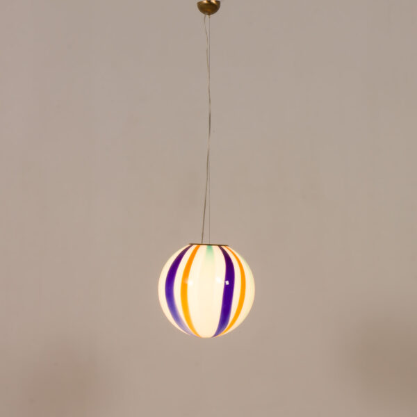 Colorful Murano pedant lamp, 1970s