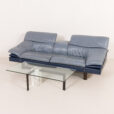 25527 Poltrona Frau Space Age leather sofa, 1980s-1