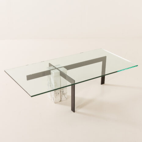 25528 Carrera marble coffee Table by Hank Kwint for Metaform, Italy 1980s-10 25528 Carrera marble coffee Table by Hank Kwint for Metaform, Italy 1980s-10