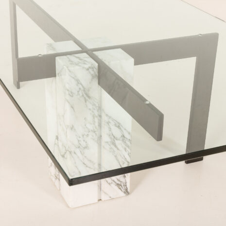 25528 Carrera marble coffee Table by Hank Kwint for Metaform, Italy 1980s-11 25528 Carrera marble coffee Table by Hank Kwint for Metaform, Italy 1980s-11