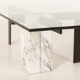 25528 Carrera marble coffee Table by Hank Kwint for Metaform, Italy 1980s-12