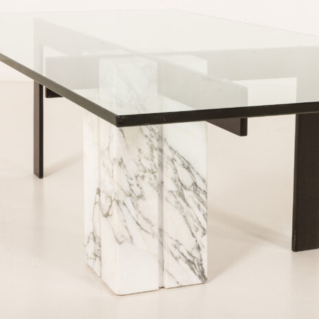 25528 Carrera marble coffee Table by Hank Kwint for Metaform, Italy 1980s-12 25528 Carrera marble coffee Table by Hank Kwint for Metaform, Italy 1980s-12
