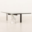 25528 Carrera marble coffee Table by Hank Kwint for Metaform, Italy 1980s-13