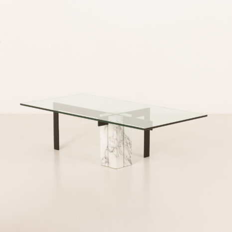25528 Carrera marble coffee Table by Hank Kwint for Metaform, Italy 1980s-5 25528 Carrera marble coffee Table by Hank Kwint for Metaform, Italy 1980s-5