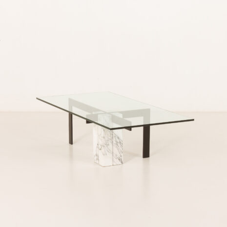 25528 Carrera marble coffee Table by Hank Kwint for Metaform, Italy 1980s-8 25528 Carrera marble coffee Table by Hank Kwint for Metaform, Italy 1980s-8