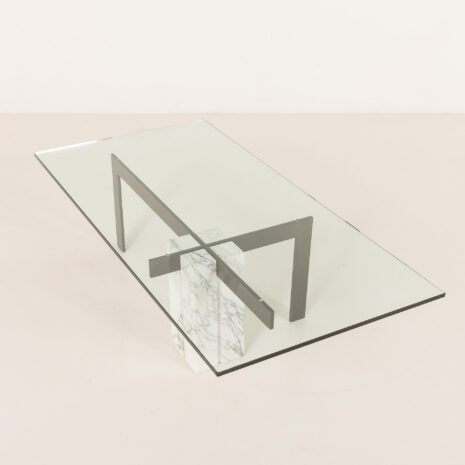 25528 Carrera marble coffee Table by Hank Kwint for Metaform, Italy 1980s-9 25528 Carrera marble coffee Table by Hank Kwint for Metaform, Italy 1980s-9