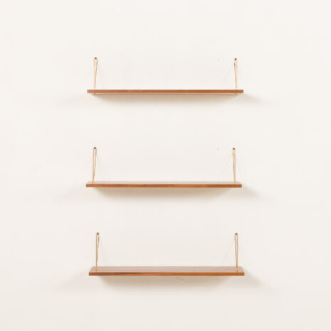 25267 3 półki wolno wiszące teak-4 25267 3 półki wolno wiszące teak-4