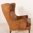 25353 Scandinavian vintage armchair in buffalo leather in B. Mogensen style, Denmark 1960s-14