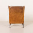 25353 Scandinavian vintage armchair in buffalo leather in B. Mogensen style, Denmark 1960s-6