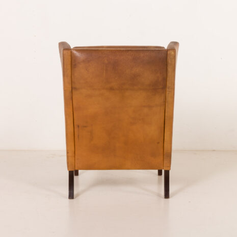 25353 Scandinavian vintage armchair in buffalo leather in B. Mogensen style, Denmark 1960s-6 25353 Scandinavian vintage armchair in buffalo leather in B. Mogensen style, Denmark 1960s-6