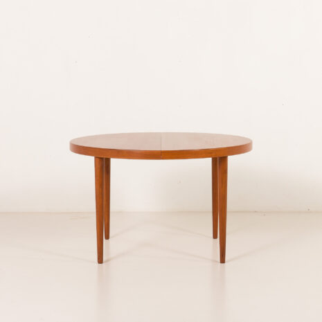25406 Round extandable teak attr. to Kai Kristiansen by Feldballes Møbelfabrik, Denmark 1960-5 25406 Round extandable teak attr. to Kai Kristiansen by Feldballes Møbelfabrik, Denmark 1960-5