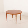 25406 Round extandable teak attr. to Kai Kristiansen by Feldballes Møbelfabrik, Denmark 1960-6
