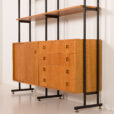 25437 Scandinavian mid century free standing wall unit, 1970s-12