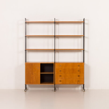 25437 Scandinavian mid century free standing wall unit, 1970s-6 25437 Scandinavian mid century free standing wall unit, 1970s-6