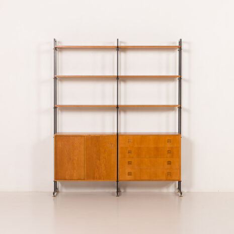 25437 Scandinavian mid century free standing wall unit, 1970s-7 25437 Scandinavian mid century free standing wall unit, 1970s-7