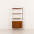 25440 Mid century free standing vinyl records wall unit, Italy 1970s-13