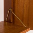25441 Ergo 3 bay free standing teak wall unit by John Texmon, Norway 1960s-13