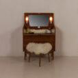 25456 Danish teak dresser with hidden vanity, 1950s-1