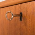25456 Danish teak dresser with hidden vanity, 1950s-25
