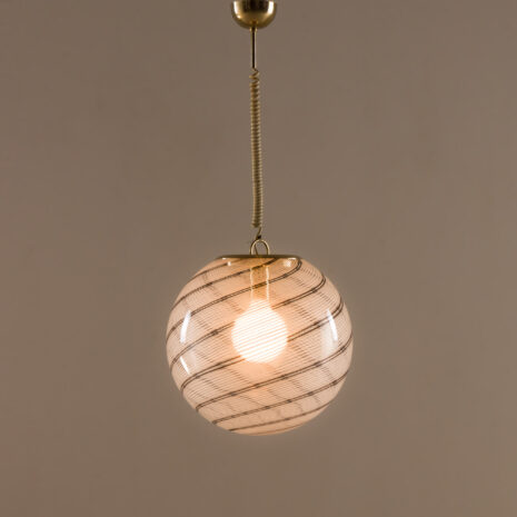 25486 Murano Globe pedant lamp by Lino Tagliapietra, Italy 1970s-6 pendant lamp