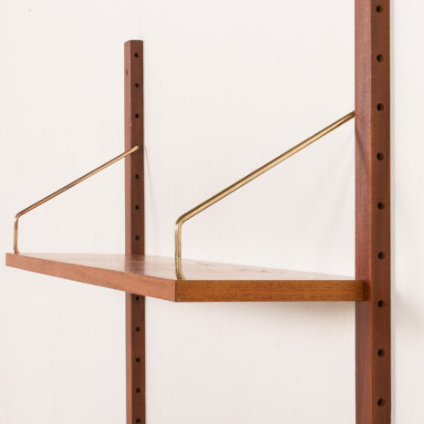 25492 Poul Cadovius teak wall unit with a secrataire, hidden desk, Denmark 1960s-15 25492 Poul Cadovius teak wall unit with a secrataire, hidden desk, Denmark 1960s-15