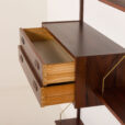 25496 Danish mid century rosewood shelving unit , 1970s-7
