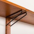 25498 Danish vintage teak wall unit in the style of Poul Cadovius, 1960s-11