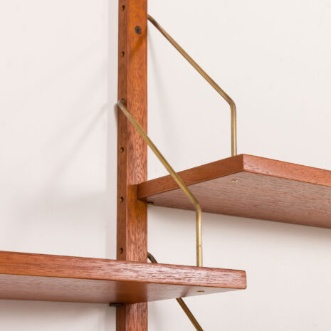 25499 Meuble mural scandinave en teck du milieu du siècle dans le style de Cadovius, Danemark, 1970-11 25499 Meuble mural scandinave en teck du milieu du siècle dans le style de Cadovius, Danemark, 1970-11