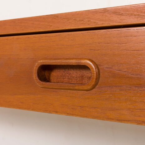 25501 Scandinavian mid century teak wall unit with a console, 1960s-8 25501 Scandinavian mid century teak wall unit with a console, 1960s-8