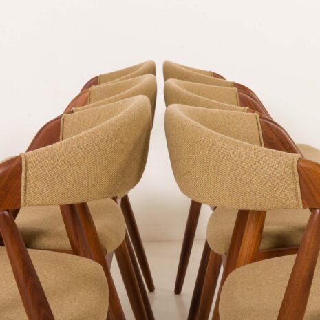 25503 Kai kristiansen model 31 chairs, set of 6, Denmark 1960s-11 25503 Kai kristiansen model 31 chairs, set of 6, Denmark 1960s-11