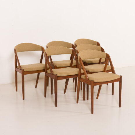 25503 Kai kristiansen model 31 chairs, set of 6, Denmark 1960s-3 25503 Kai kristiansen model 31 chairs, set of 6, Denmark 1960s-3