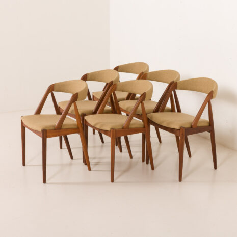 25503 Kai kristiansen model 31 chairs, set of 6, Denmark 1960s-5 25503 Kai kristiansen model 31 chairs, set of 6, Denmark 1960s-5