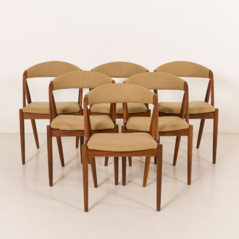25503 Kai kristiansen model 31 chairs, set of 6, Denmark 1960s-6 25503 Kai kristiansen model 31 chairs, set of 6, Denmark 1960s-6