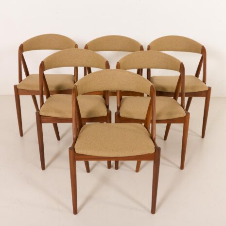 25503 Kai kristiansen model 31 chairs, set of 6, Denmark 1960s-7 25503 Kai kristiansen model 31 chairs, set of 6, Denmark 1960s-7