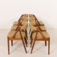 25503 Kai kristiansen model 31 chairs, set of 6, Denmark 1960s-8