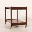 25515 Italian mid century bar cart in rosewood, 1960s-15